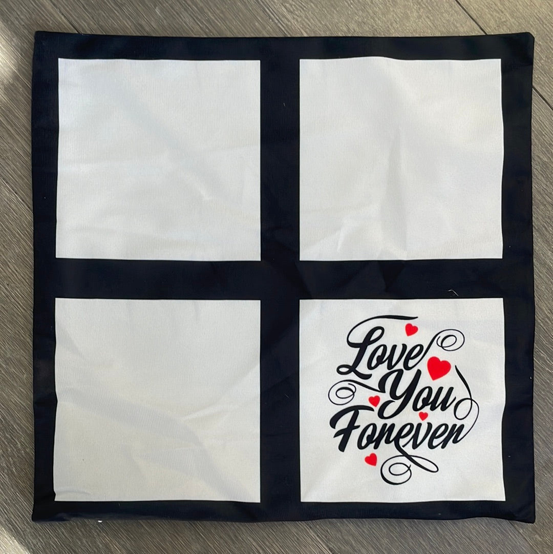 Plush Love you Forever Photo Pillow Covers