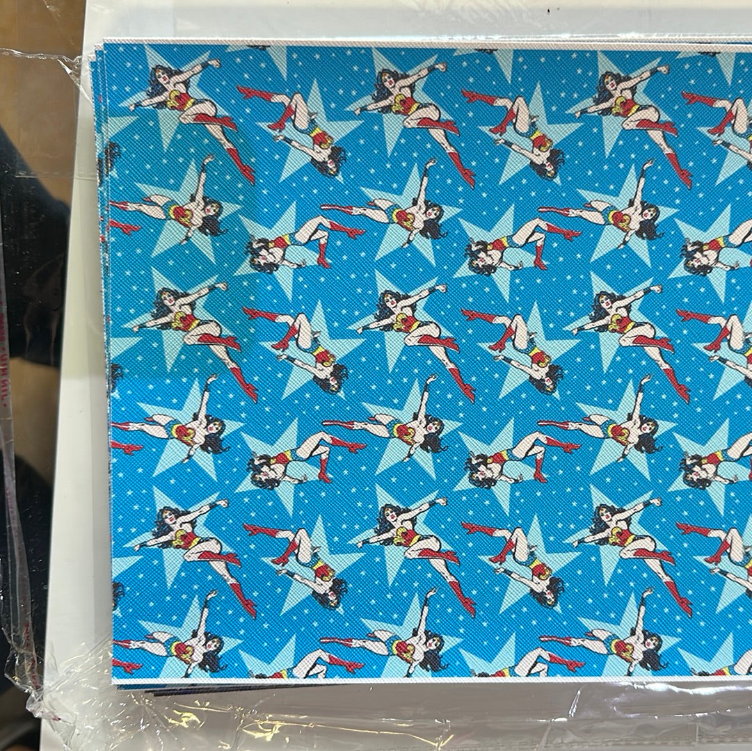 Ms 'Wonder’ful woman Faux leather