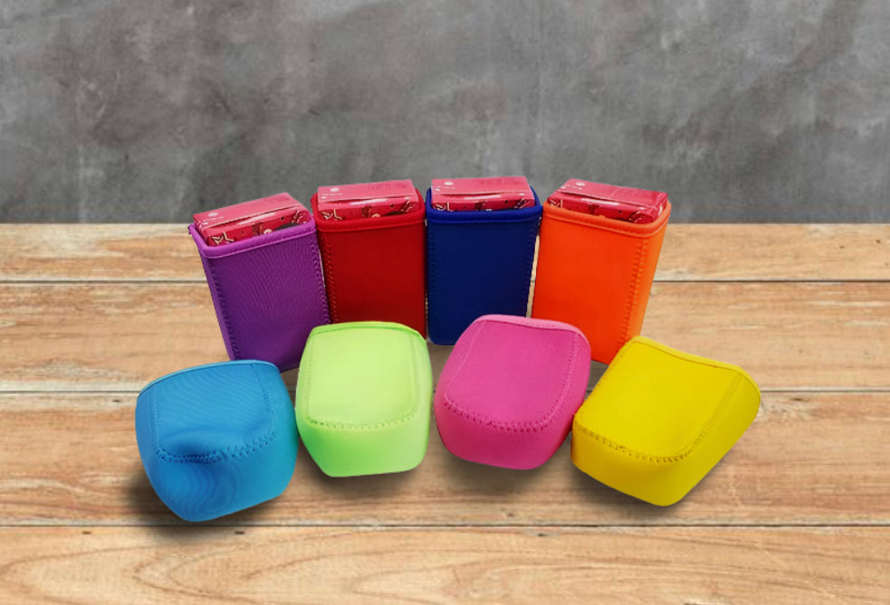 Neoprene Juice Box Holders