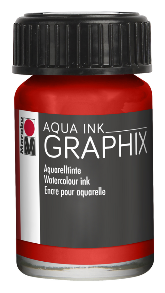 Marabu Graphix Aqua Ink VERMILLION 006