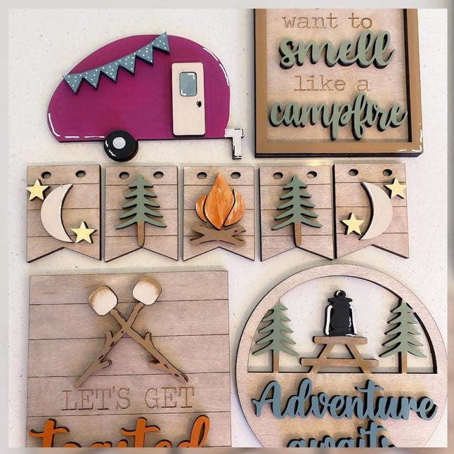 Camping tiered tray Set DIY