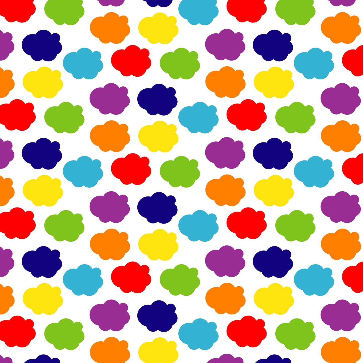 Rainbow Spots Patterned Printed Vinyl