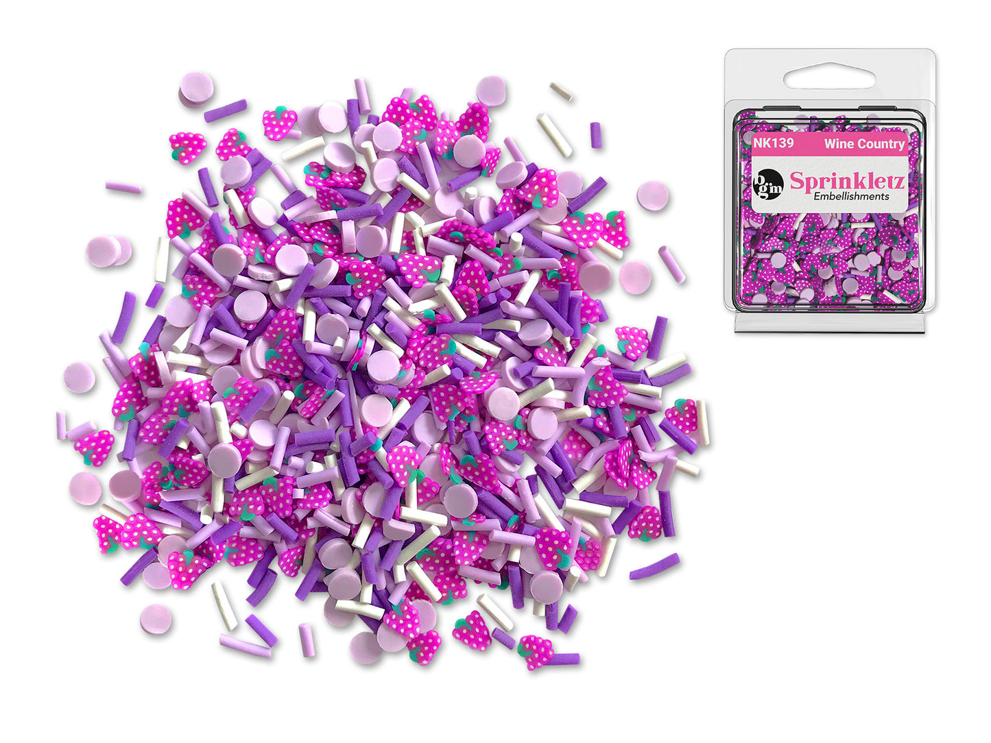 Sprinkletz Mini Clay Wine Country