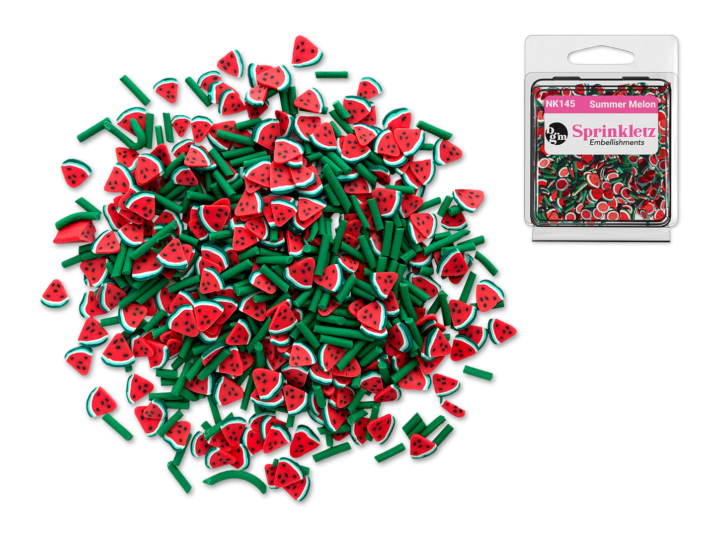 Sprinkletz Mini Clay Summer Melon