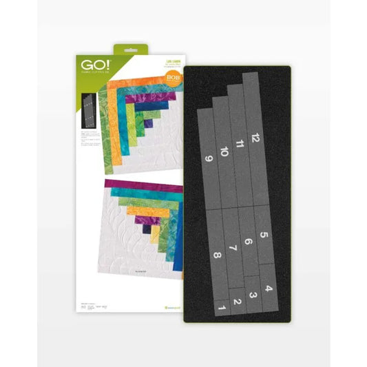 AccuQuilt  Log Cabin 12 " Finished Fabric Cutting Die