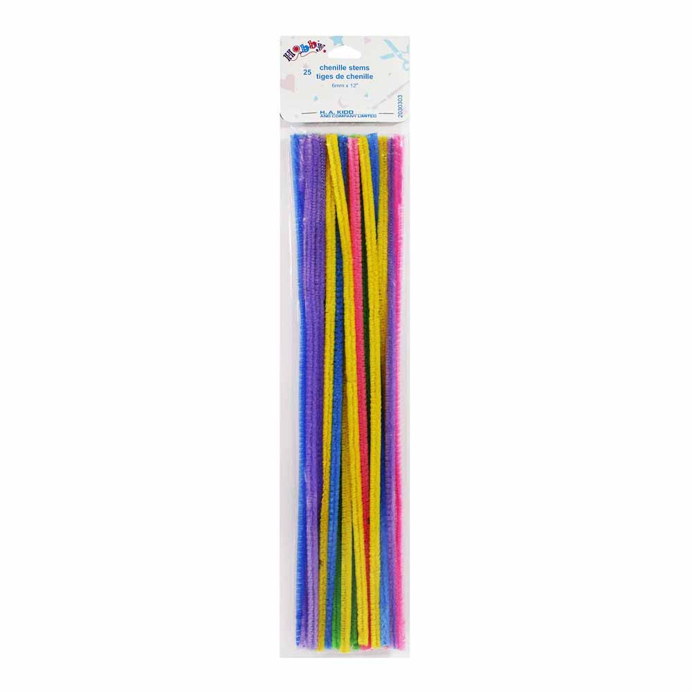 Chenille Stems - Summer Pastel 25 pk