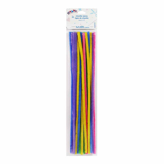 Chenille Stems - Summer Pastel 25 pk