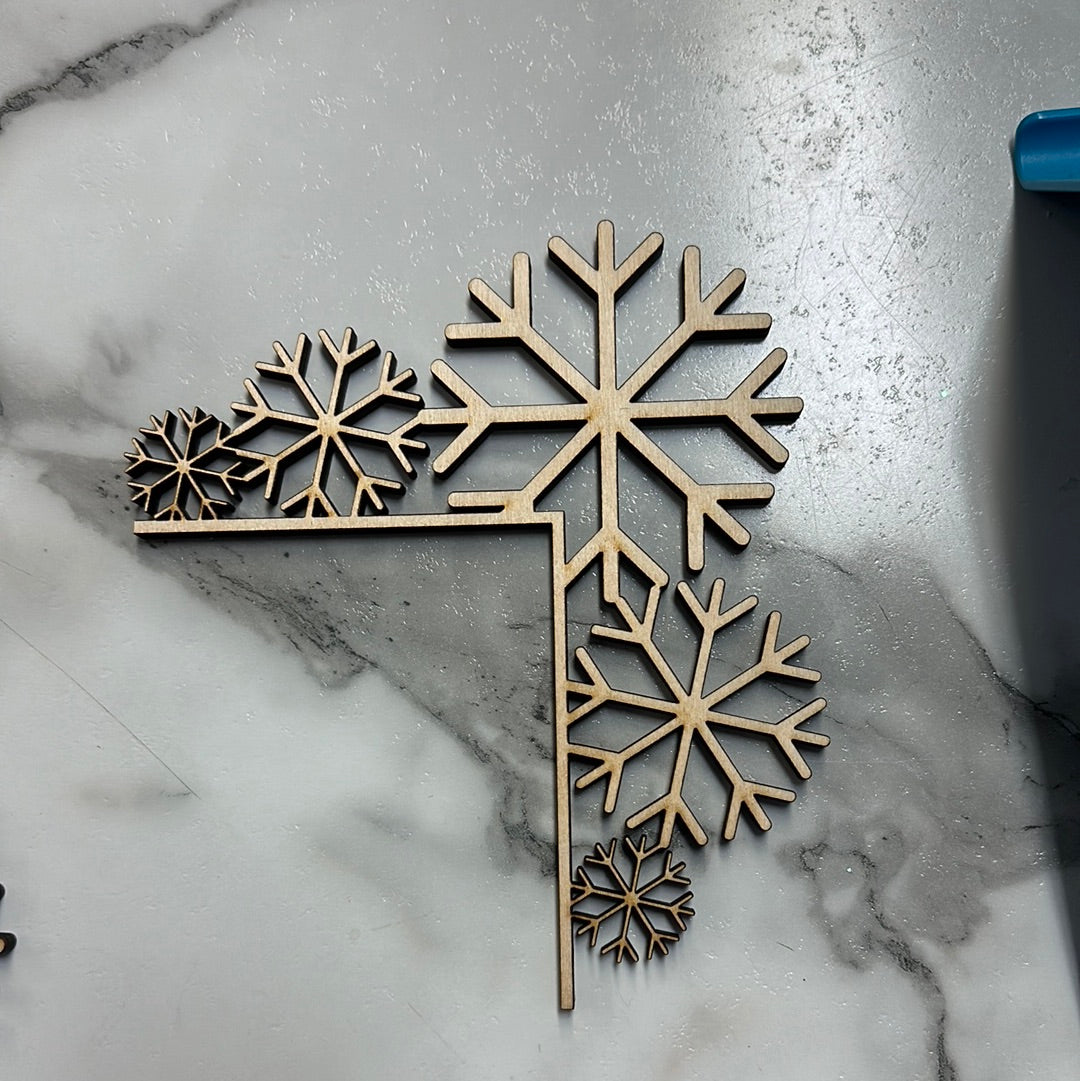 Snowflakes Door Topper