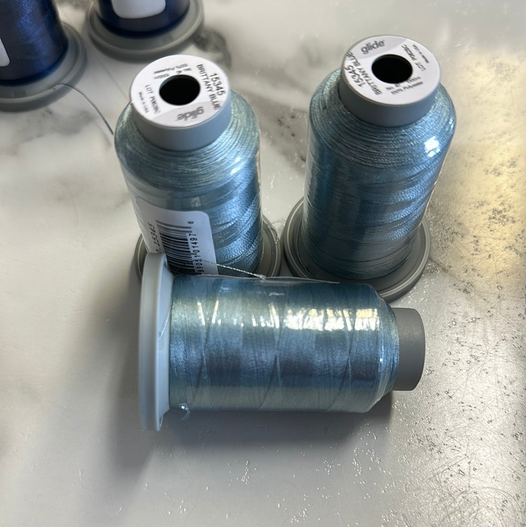 Glide 40wt Polyester Thread - Brittany Blue 15345