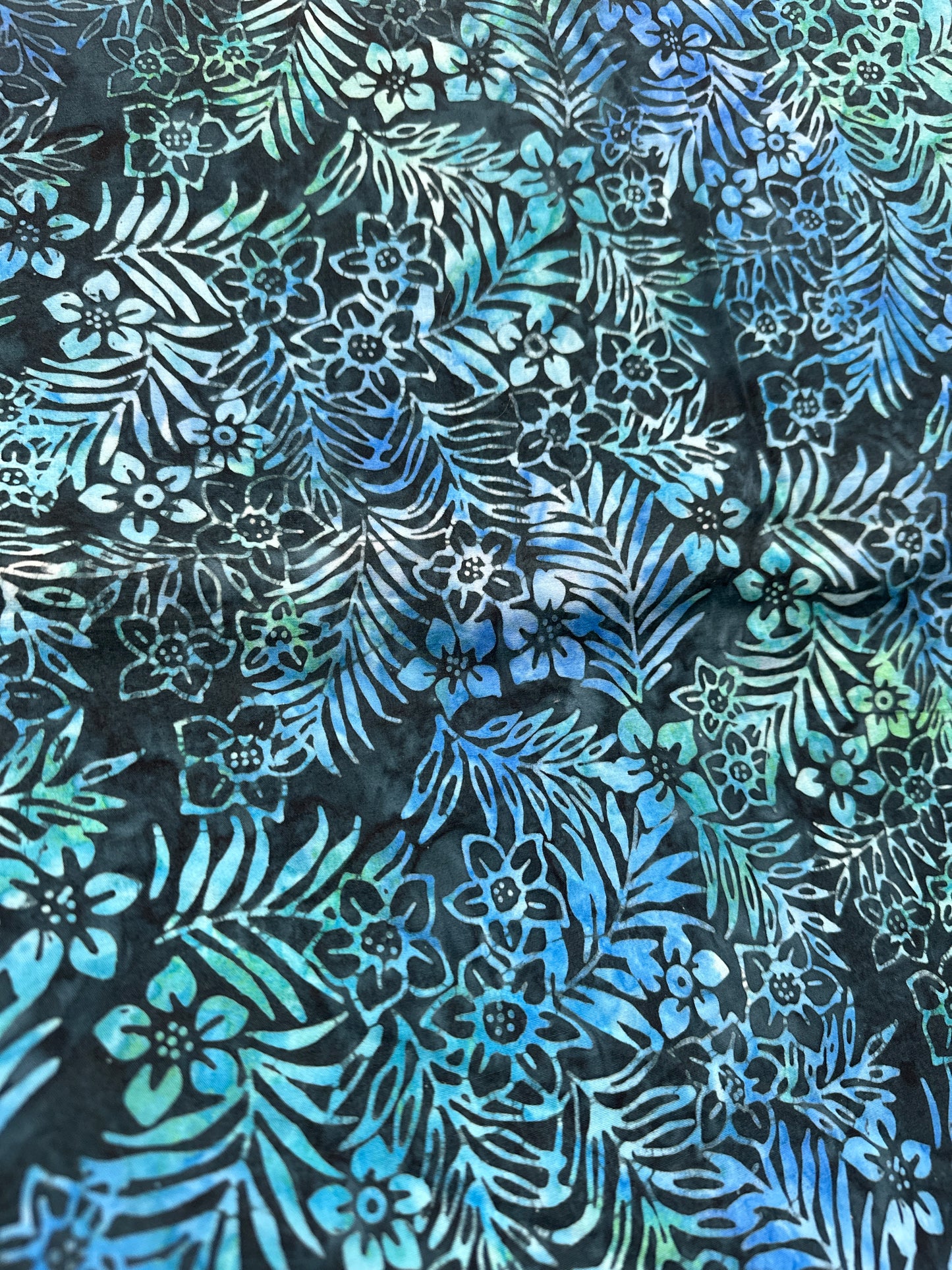 Batik - Navy Tropical Forest