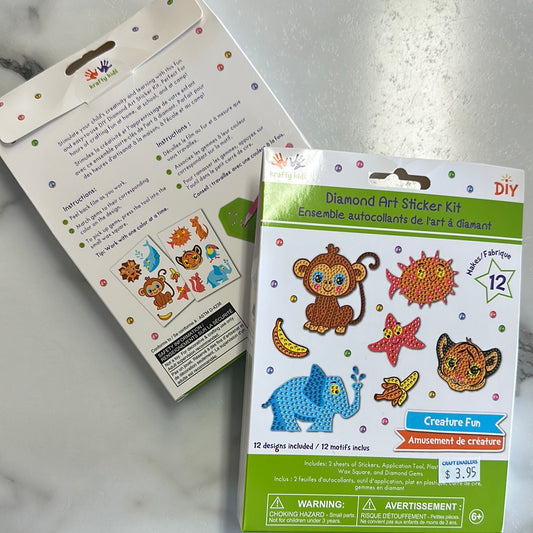 Diamond Art Sticker Kit  - Animals