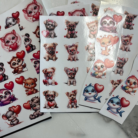 V-Day Stickers