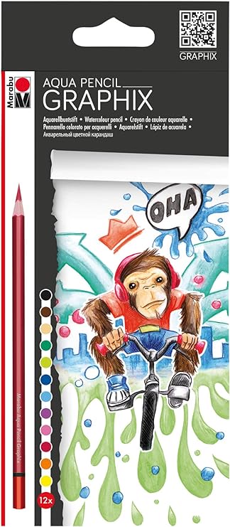 Marabu Graphix  Funky Monkey Aqua Pencil