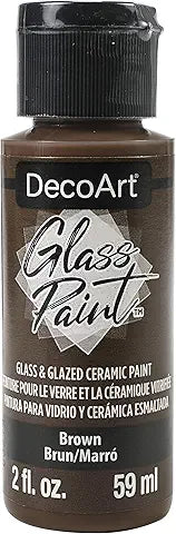 DecoArt Glass Paint- Brown