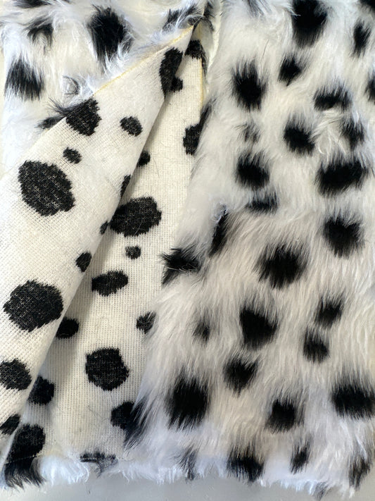 Craft Faux Fur  - White Leopard