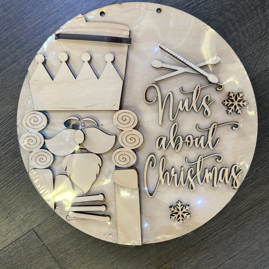 Nuts about Christmas Sign DIY