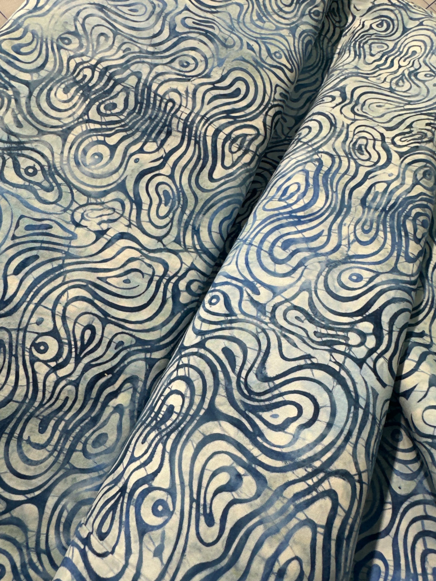 Batik - Swirls Blue