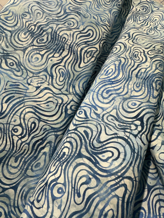 Batik - Swirls Blue