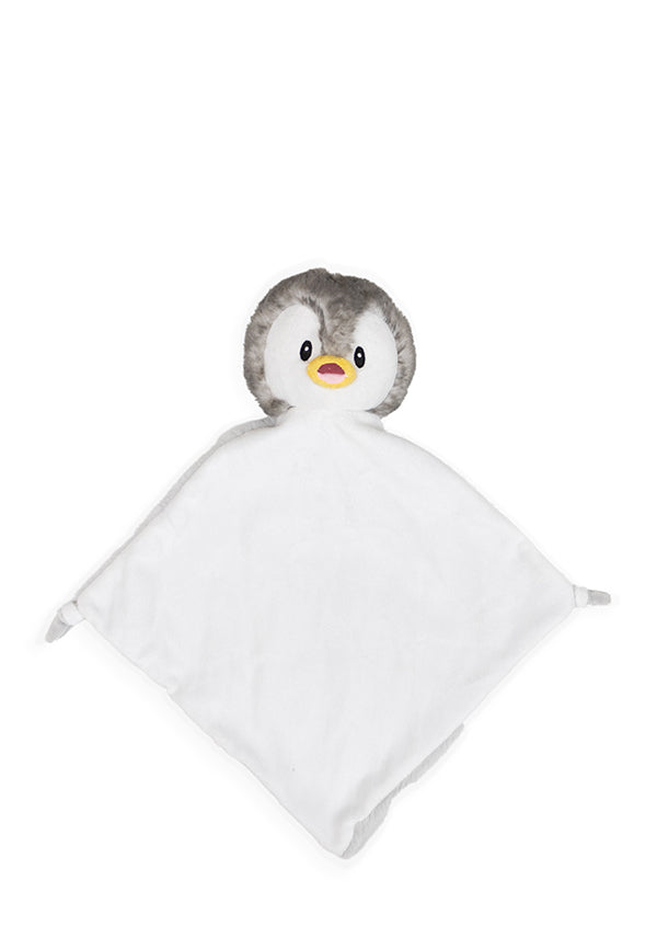 Cubbies Grey Penguin  Blankie