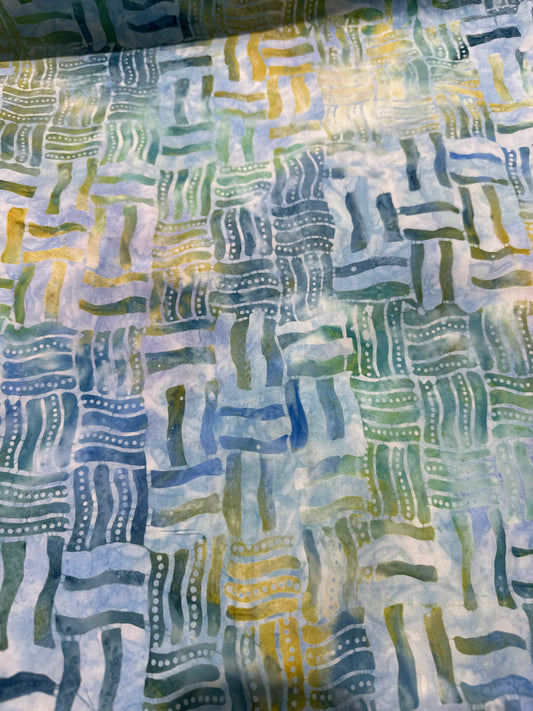 Batik - Weave Blue/Yellow