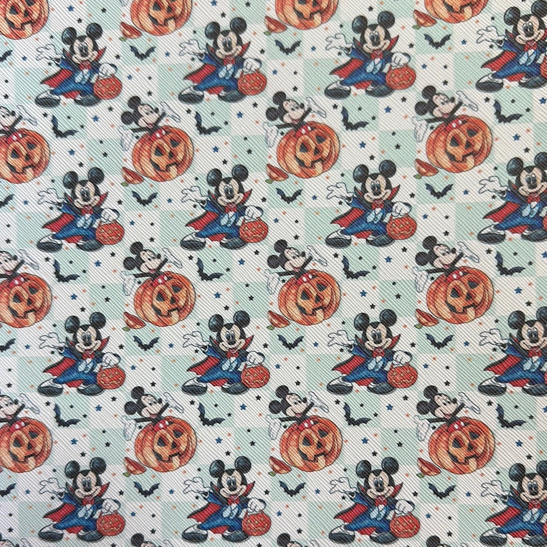 mouse halloween Faux leather