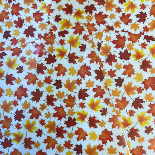 Fall Maple Leaf Print HTV