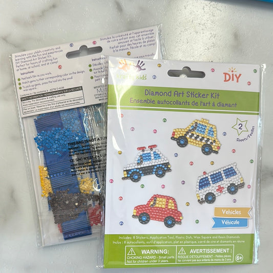 Diamond Painting Sticker Kit  - Vehicles