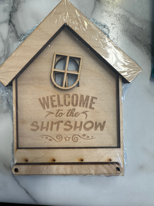 Welcome to the Shitshow Key Holder DIY