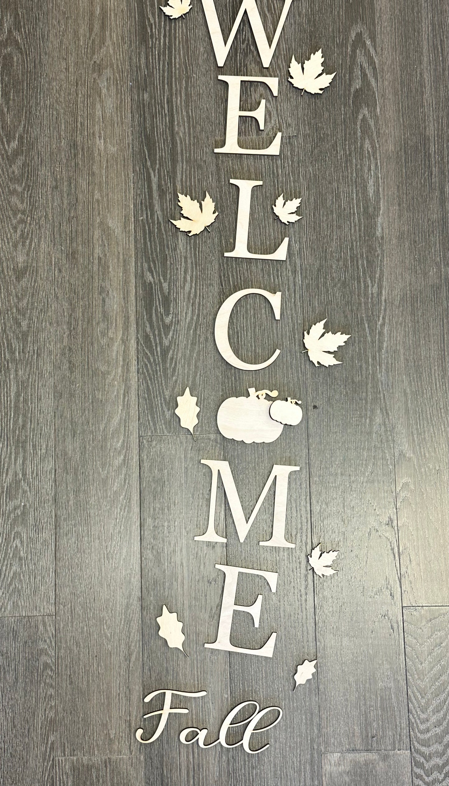 Welcome Fall Porch Sign DIY