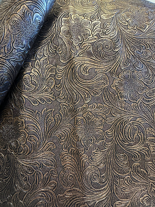 Faux Leather Roll brocade