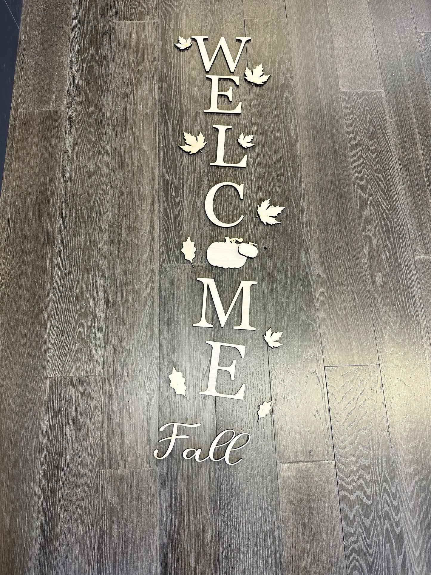 Welcome Fall Porch Sign DIY