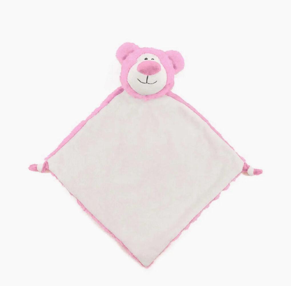 Cubbies Pink Bear Blankie