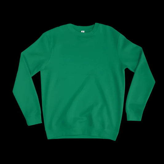 Adults CrewNeck Sweatshirt - Kelly Green