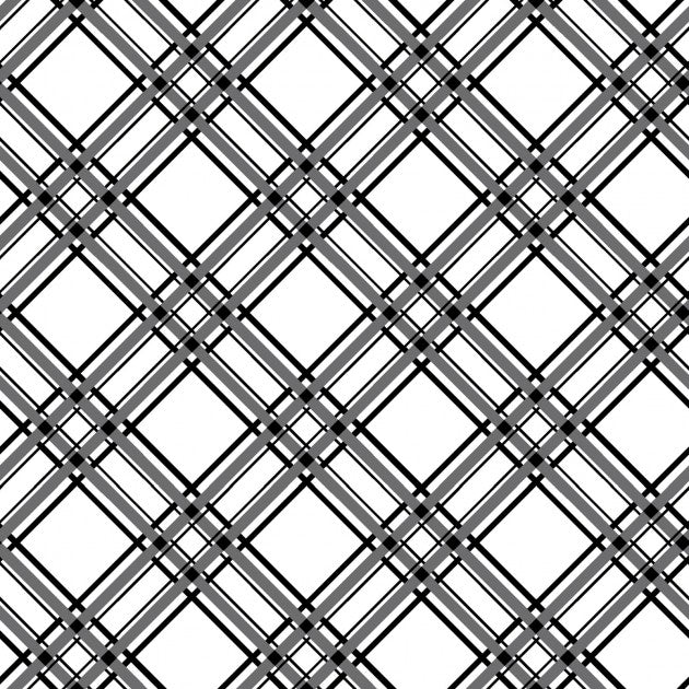 Kimberbell Diagonal Plaid Black