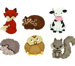 Dress it Up Buttons - Outdoor Friends