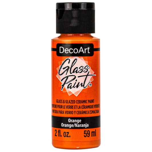 DecoArt Glass Paint- Orange