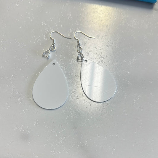 Sublimation Earrings Tear Drop - Aluminum