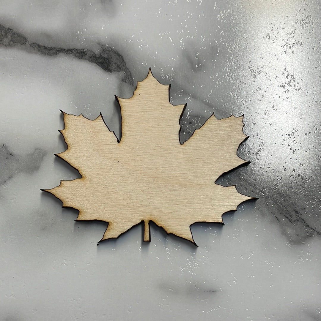 12 inch birch maple leaf