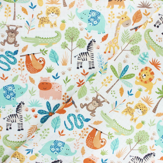 In The Jungle Quilting Cotton 45" YD
