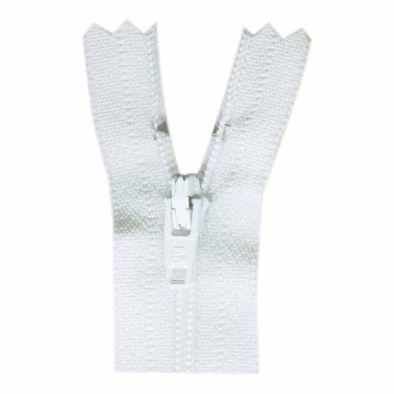 COSTUMAKERS General Purpose Closed End Zipper 55cm (22") - White