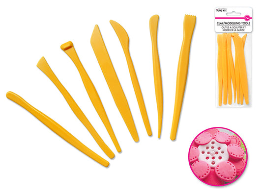Clay Modelling Tools Pk of 7