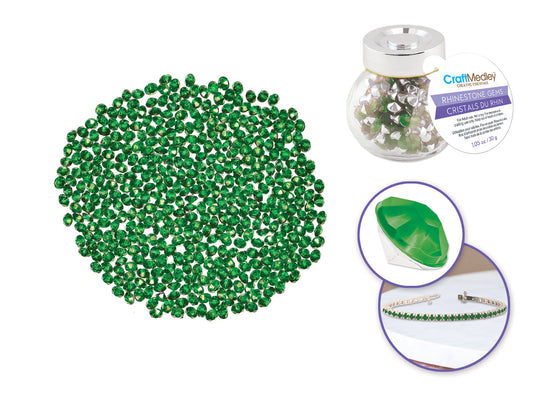 Rhinestones Gems - Emerald