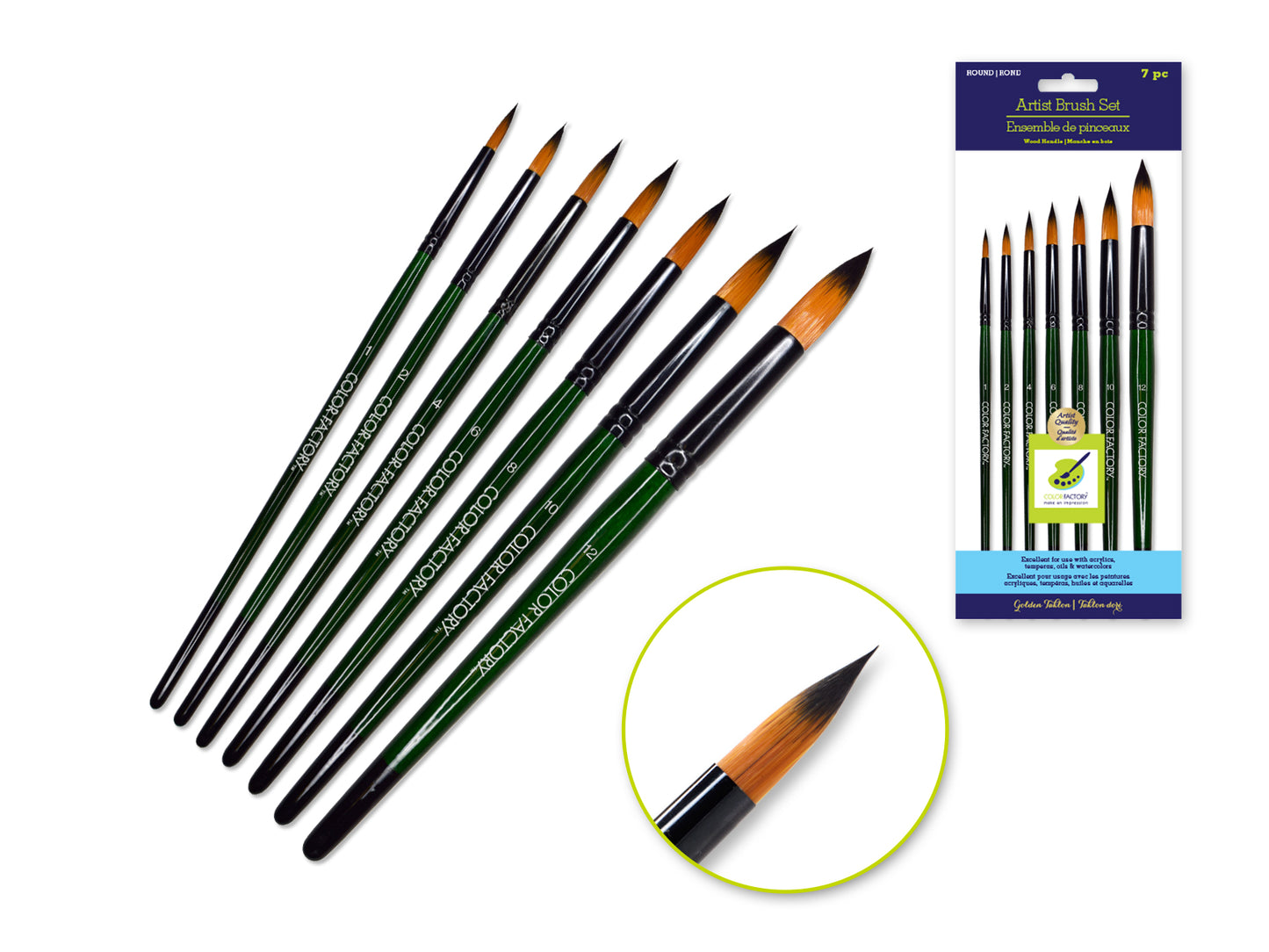 Artist Brush Set 7 Round