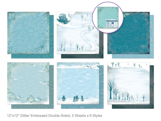 Dbl Sided Cardstock - Winter