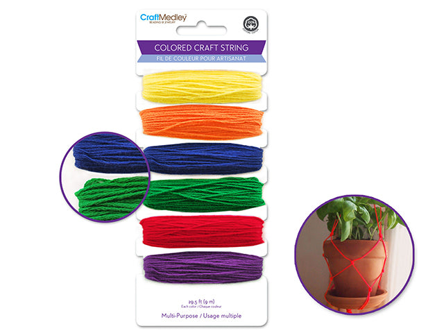 Colored Craft String - Brights