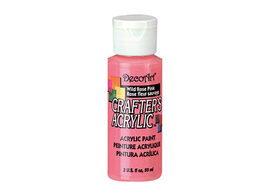 Deco Art Crafters Acrylic Paint - Wild Rose Pink