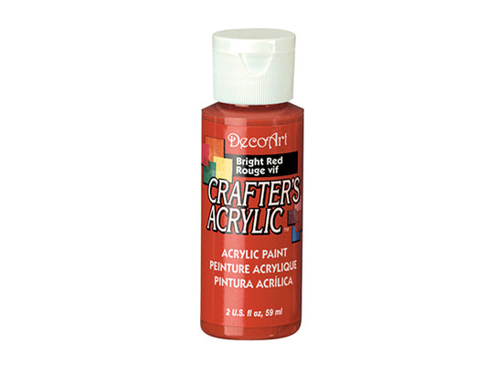 Deco Art Crafters Acrylic Paint - Bright Red