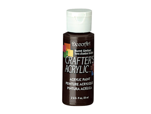 Deco Art Crafters Acrylic Paint - Burnt Umber