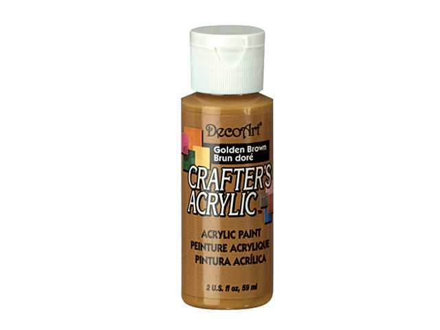Deco Art Crafters Acrylic Paint - Golden Brown