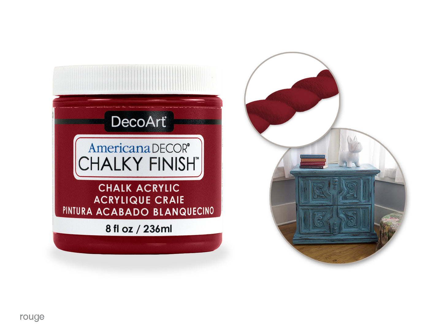 Americana Decor Chalky Finish- Rouge ADC07